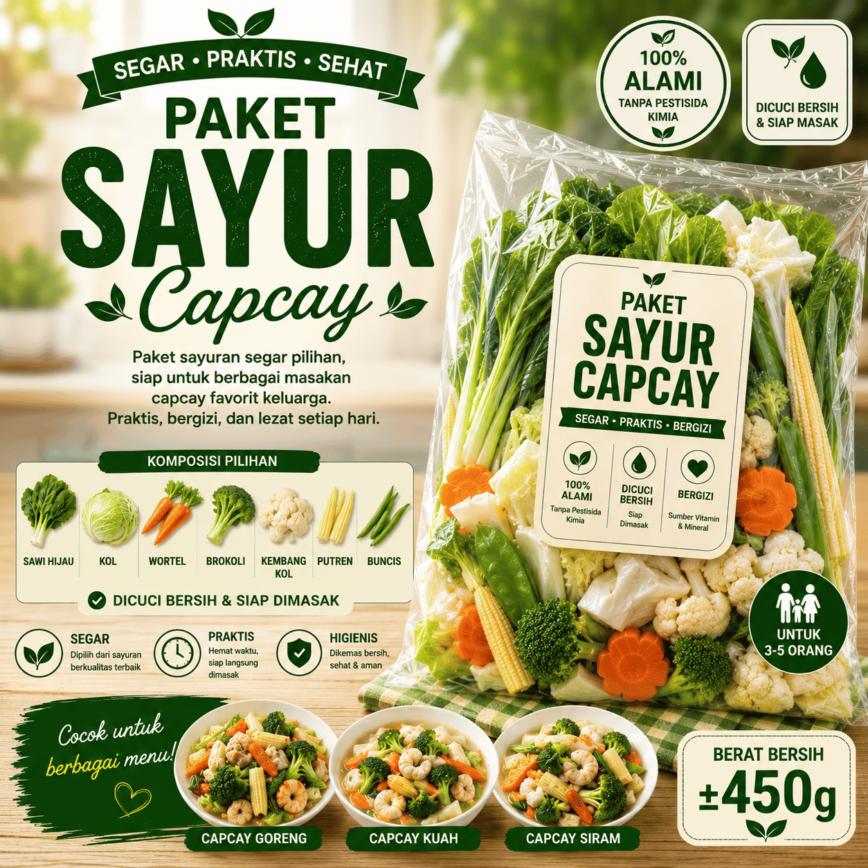Paket Sayur Capcay