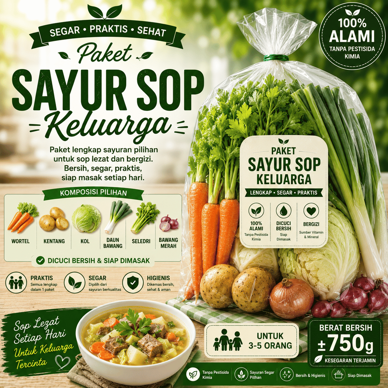 Paket Sayur Sop Keluarga