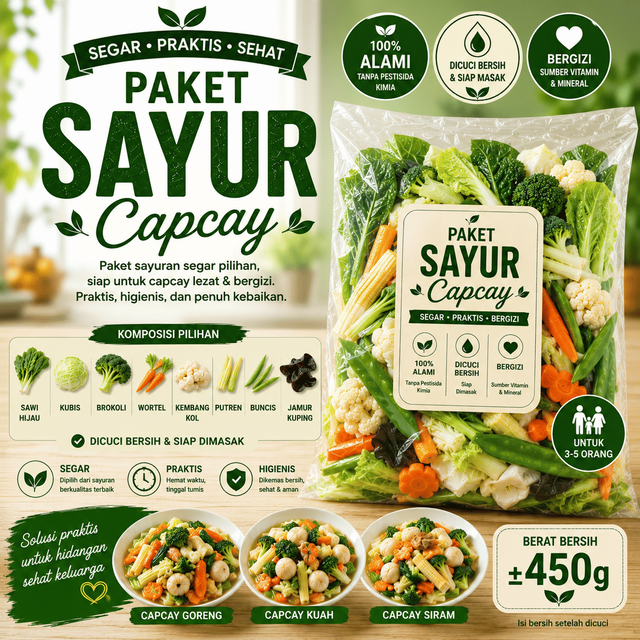 Paket Sayur Capcay
