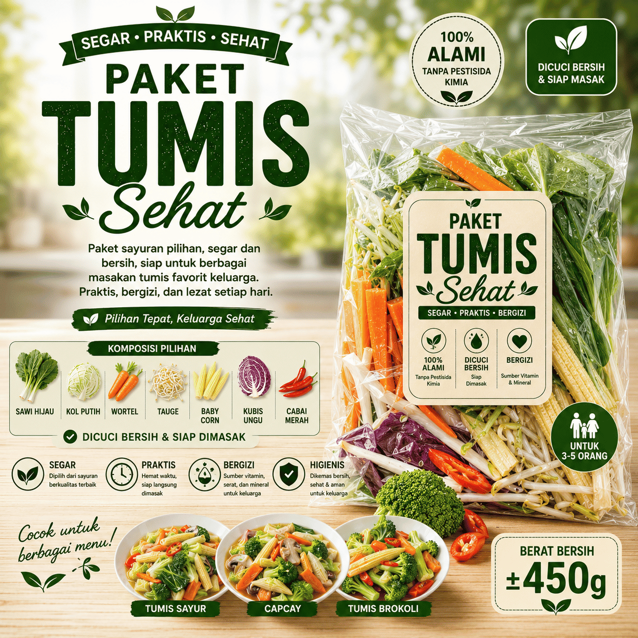 Paket Tumis Sehat